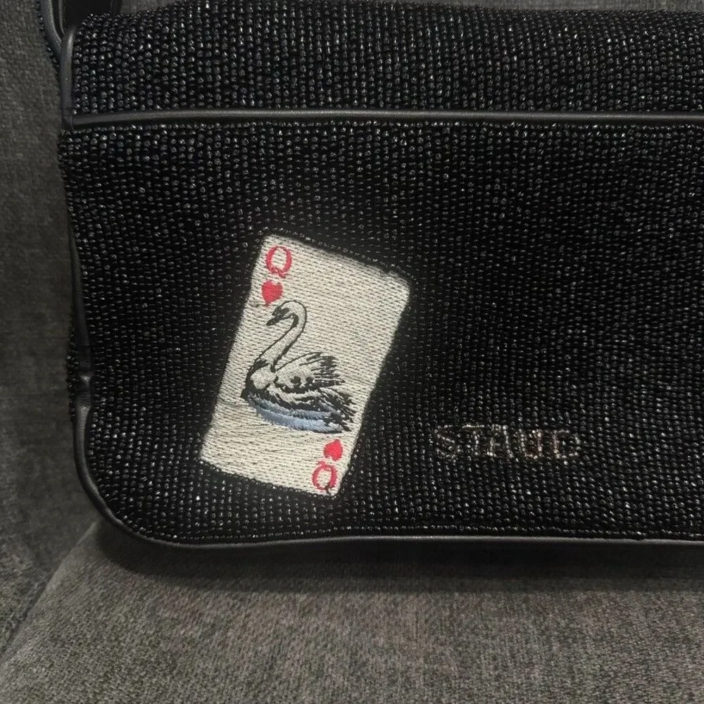 Staud Beaded Tommy Bag House of Cards NEW